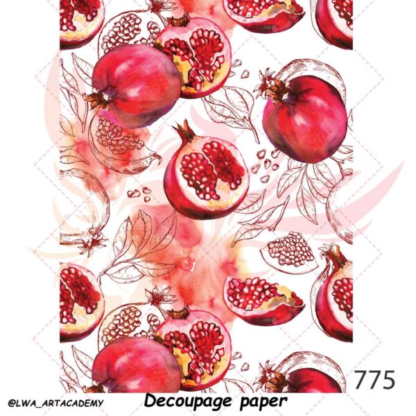 775 کاغذ دکوپاژ (Decoupage Paper) - تصویر 1