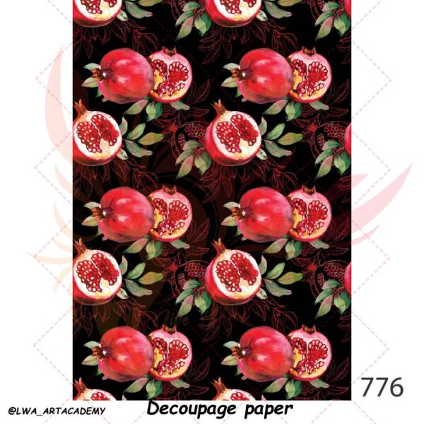 776 کاغذ دکوپاژ (Decoupage Paper) - تصویر 1
