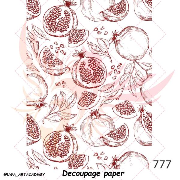 کاغذ دکوپاژ (Decoupage Paper) - تصویر 1