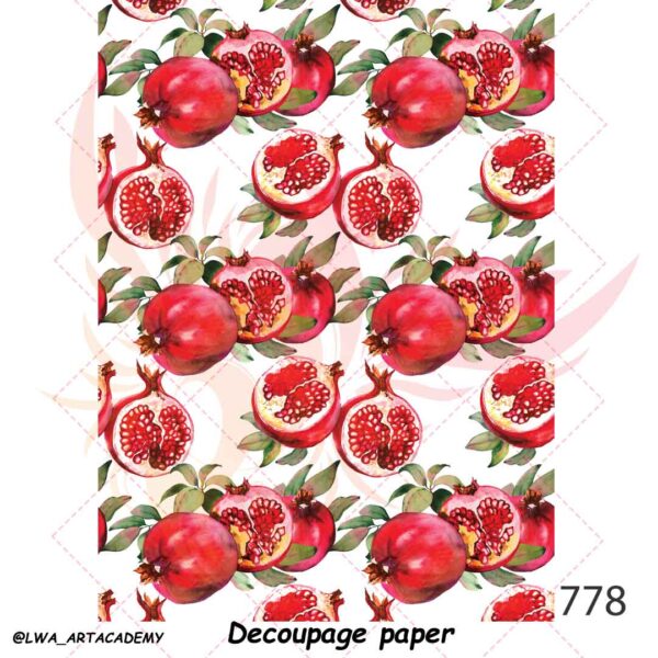کاغذ دکوپاژ (Decoupage Paper) - تصویر 1