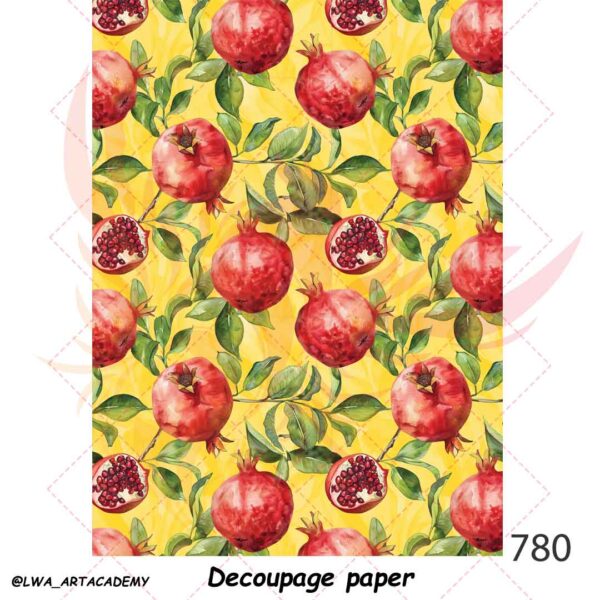 780 کاغذ دکوپاژ (Decoupage Paper) - تصویر 1