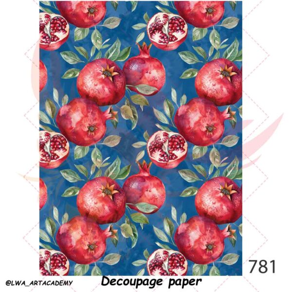 781 کاغذ دکوپاژ (Decoupage Paper) - تصویر 1