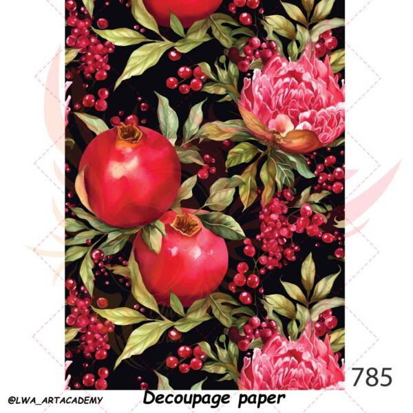 785 کاغذ دکوپاژ (Decoupage Paper) - تصویر 1