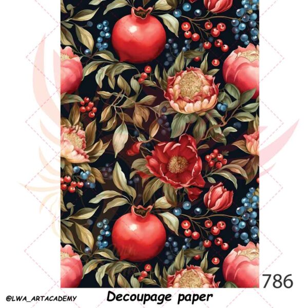 786 کاغذ دکوپاژ (Decoupage Paper) - تصویر 1