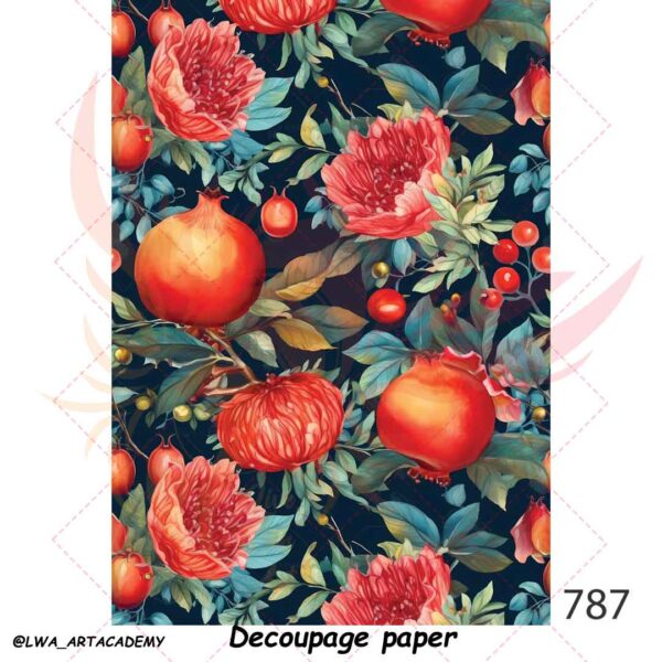 787 کاغذ دکوپاژ (Decoupage Paper) - تصویر 1