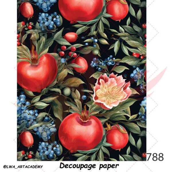 788 کاغذ دکوپاژ (Decoupage Paper) - تصویر 1