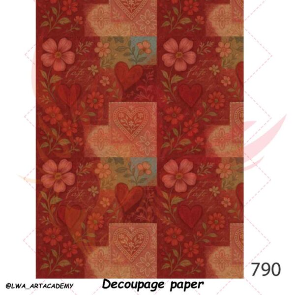 790 کاغذ دکوپاژ (Decoupage Paper) - تصویر 1