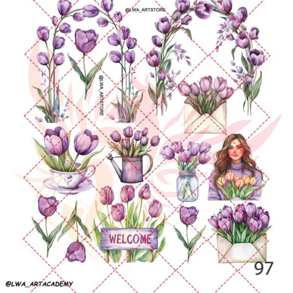 97 ترنسفر روبون الوا (Rub on Transfer) - تصویر 1