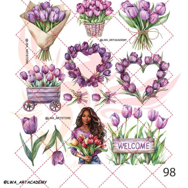 98 ترنسفر روبون الوا (Rub on Transfer) - تصویر 1