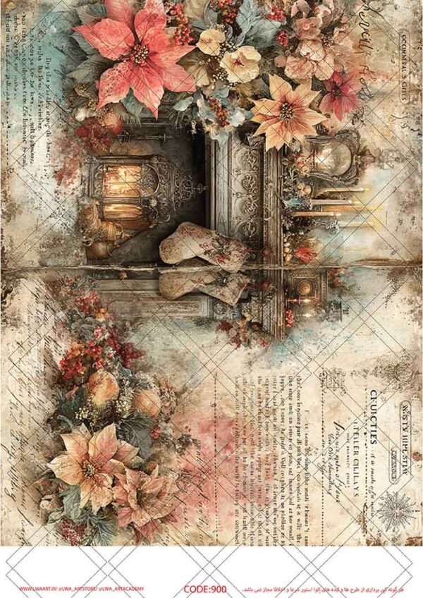 کاغذ دکوپاژ (Decoupage Paper) - تصویر 1