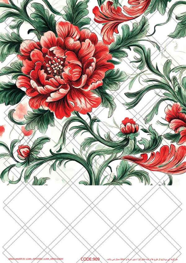 909 کاغذ دکوپاژ (Decoupage Paper) - تصویر 1