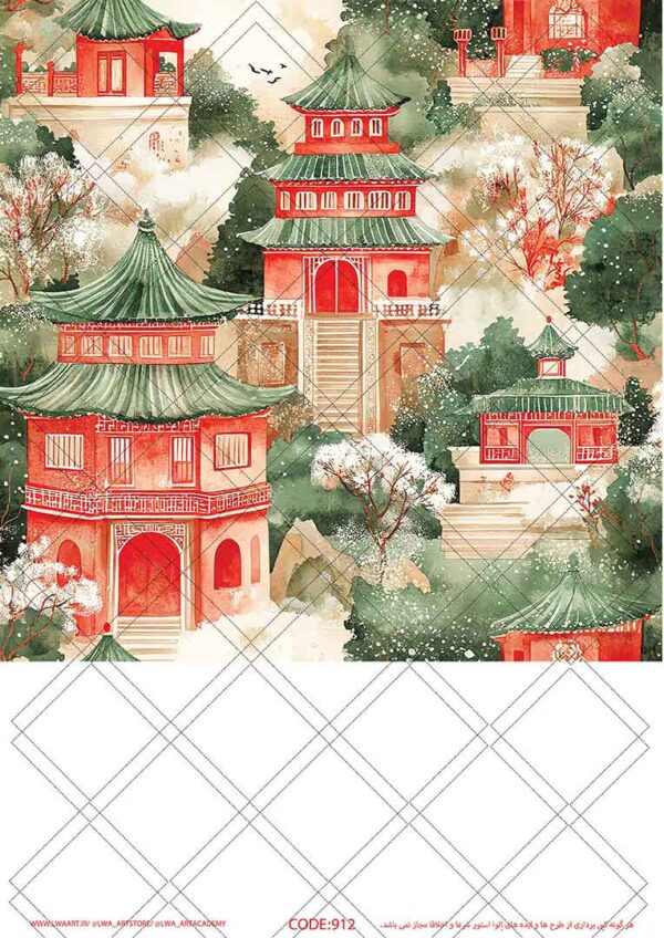 کاغذ دکوپاژ (Decoupage Paper) - تصویر 1