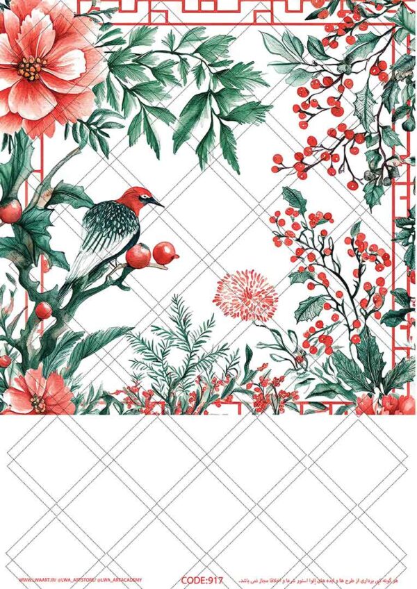 کاغذ دکوپاژ (Decoupage Paper) - تصویر 1