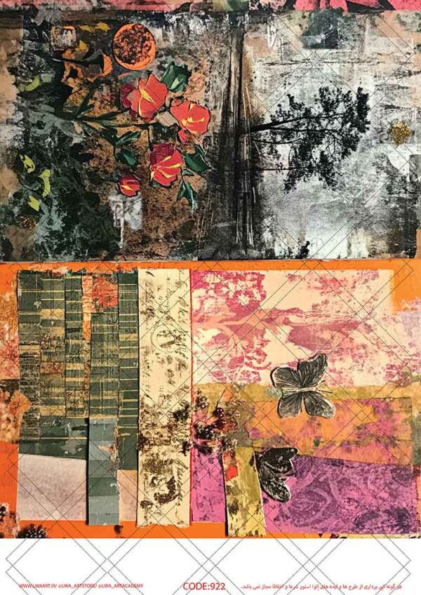 کاغذ دکوپاژ (Decoupage Paper) - تصویر 1