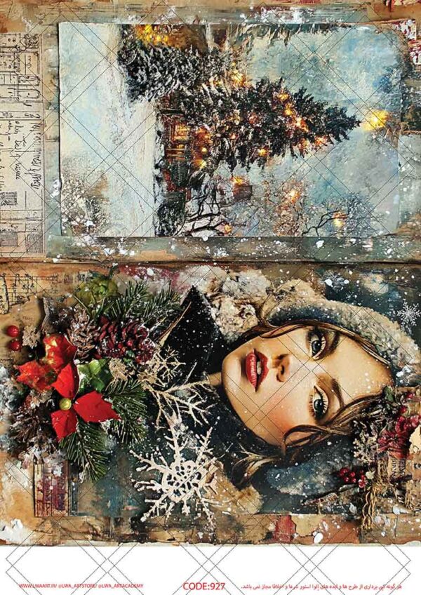 927 کاغذ دکوپاژ (Decoupage Paper) - تصویر 1
