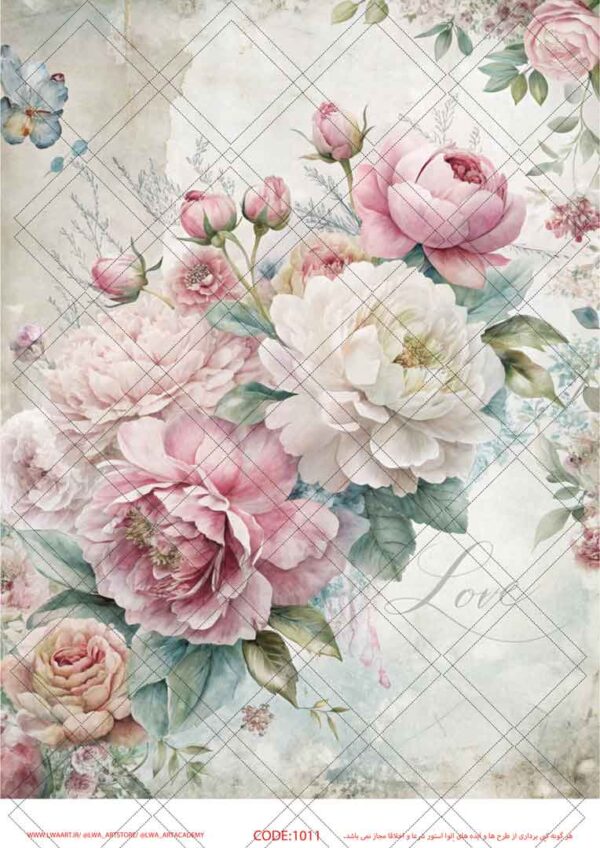 کاغذ دکوپاژ (Decoupage Paper) - تصویر 1