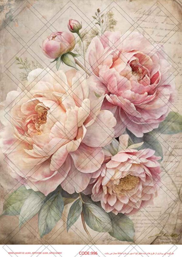 کاغذ دکوپاژ (Decoupage Paper) - تصویر 1