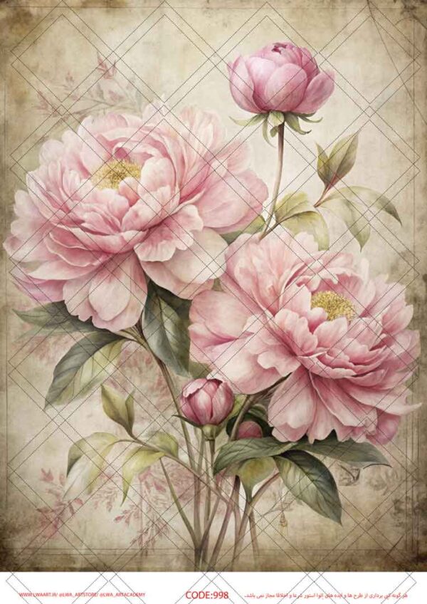 کاغذ دکوپاژ (Decoupage Paper) - تصویر 1