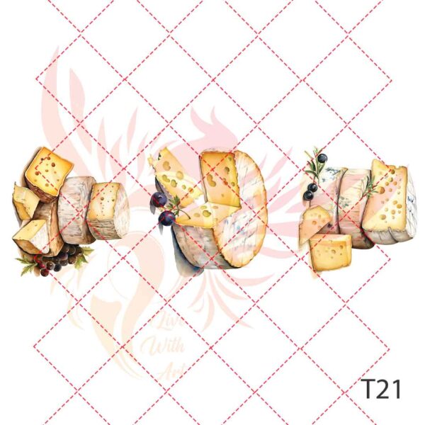 t21 ترنسفر حرارتی(پارچه) - تصویر 1
